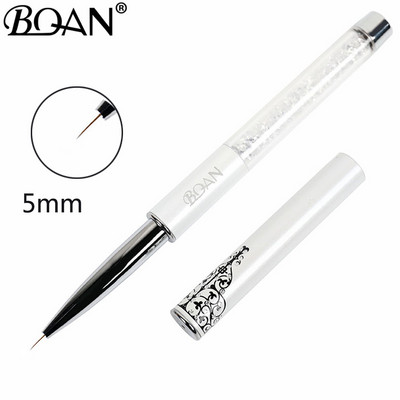 BQAN 1 db kristály fogantyú 5mm/7mm/9mm/11mm rajzecset bélés ecset festőtoll gél lakk kristály körömdíszítő manikűr eszközök
