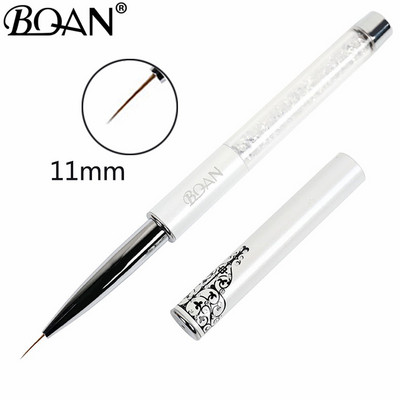 BQAN 1 db kristály fogantyú 5mm/7mm/9mm/11mm rajzecset bélés ecset festőtoll gél lakk kristály körömdíszítő manikűr eszközök