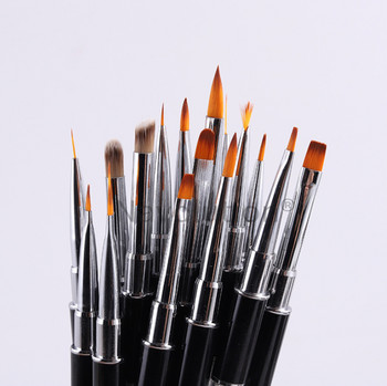 1 бр. Nail Art Line Carving Drawing Pen Design Brush Set Crystal Diamond Rod Phototherapy UV Gel Painting Brushes Инструмент за маникюр