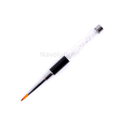 1 db Nail Art Line Carving Rajztoll Tervező Ecsetkészlet Crystal Diamond Rod fototerápiás UV gél festőecsetek Manikűr eszköz