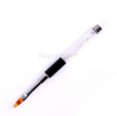 1 db Nail Art Line Carving Rajztoll Tervező Ecsetkészlet Crystal Diamond Rod fototerápiás UV gél festőecsetek Manikűr eszköz