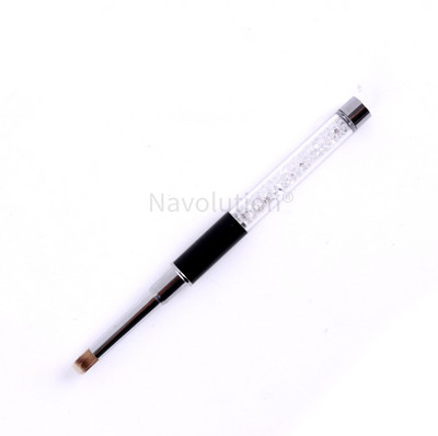 1 db Nail Art Line Carving Rajztoll Tervező Ecsetkészlet Crystal Diamond Rod fototerápiás UV gél festőecsetek Manikűr eszköz