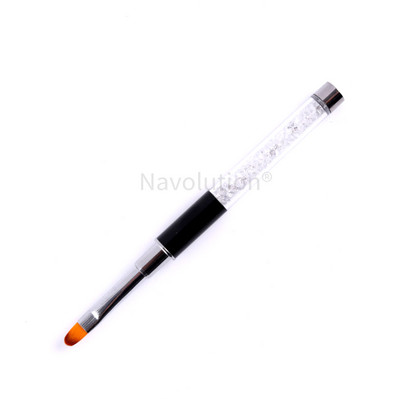 1 db Nail Art Line Carving Rajztoll Tervező Ecsetkészlet Crystal Diamond Rod fototerápiás UV gél festőecsetek Manikűr eszköz