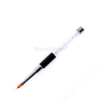 1 db Nail Art Line Carving Rajztoll Tervező Ecsetkészlet Crystal Diamond Rod fototerápiás UV gél festőecsetek Manikűr eszköz