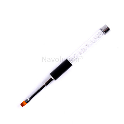 1 db Nail Art Line Carving Rajztoll Tervező Ecsetkészlet Crystal Diamond Rod fototerápiás UV gél festőecsetek Manikűr eszköz