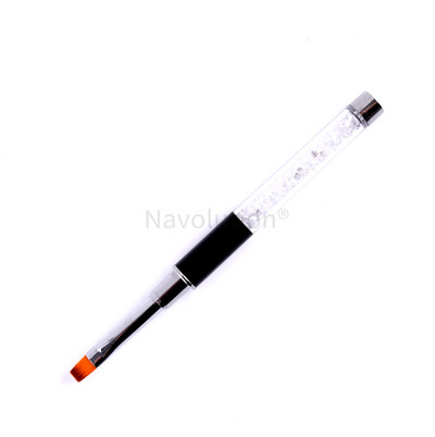 1 db Nail Art Line Carving Rajztoll Tervező Ecsetkészlet Crystal Diamond Rod fototerápiás UV gél festőecsetek Manikűr eszköz