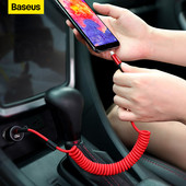 Baseus Spring USB Type C Cable za Xiaomi Mi 9 Huawei P30 Lite Samsung S10 2A USB C Fast Chgrge Cable Retractable Type C Cable