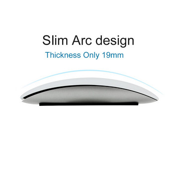 Bluetooth безжична мишка Mini Silent Ergonomic Mice Rechargeable Arc Touch Magic Mouse For Laptop Microsoft Apple Mac IPad