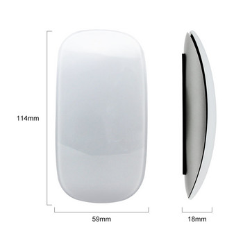 Bluetooth безжична мишка Mini Silent Ergonomic Mice Rechargeable Arc Touch Magic Mouse For Laptop Microsoft Apple Mac IPad