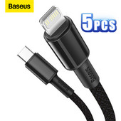 Baseus 2PCS/5PCS 20W USB tip C na Lightning kabel za iPhone 14 13 12 11 Pro Max PD brzo punjenje za iPhone kabel punjača
