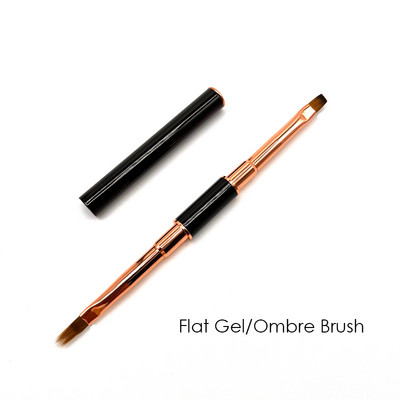 1 buc. perii pentru arta unghiilor, cu linii de dungi, pentru extensie de gel pentru manichiură, model de desen cu mâner roz, aprovizionare pentru unghii acrilice DIY