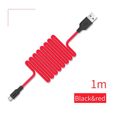 Καλώδιο USB τύπου C HOCO σιλικόνης 2A Καλώδιο USB C Καλώδιο γρήγορης φόρτισης Καλώδιο δεδομένων τύπου C Καλώδιο φορτιστή USB για Galaxy S8 Plus Xiaomi 6 Mi5