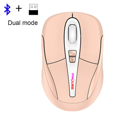 Többfunkciós Bluetooth 2.4G vezeték nélküli egér egy kattintással asztalra C típusú újratölthető némítás, csendes RGB háttérvilágítású egér 2400DPI