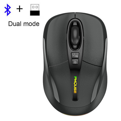 Többfunkciós Bluetooth 2.4G vezeték nélküli egér egy kattintással asztalra C típusú újratölthető némítás, csendes RGB háttérvilágítású egér 2400DPI
