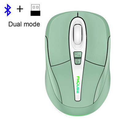 Többfunkciós Bluetooth 2.4G vezeték nélküli egér egy kattintással asztalra C típusú újratölthető némítás, csendes RGB háttérvilágítású egér 2400DPI