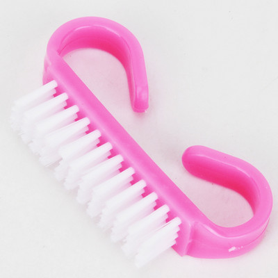 100 db átlátszatlan színű körömkefe Rózsaszín/fekete/lila/piros/kék dizájn manikűr por Púder Köröm Art Care Tool Clean Puha Tartozék