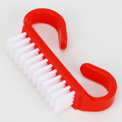 100 db átlátszatlan színű körömkefe Rózsaszín/fekete/lila/piros/kék dizájn manikűr por Púder Köröm Art Care Tool Clean Puha Tartozék