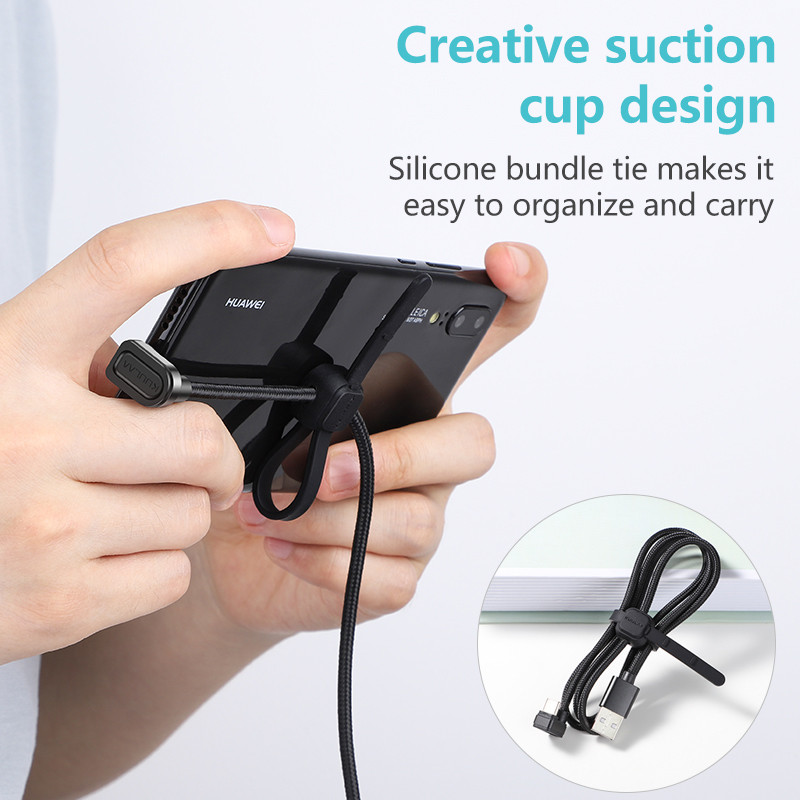 KUULAA USB C kabel za brzo punjenje za samsung S10 S9 S8 Xiaomi mi USB tip C kabel 180 stupnjeva USB-C podatkovni kabel Kabel za mobilni telefon