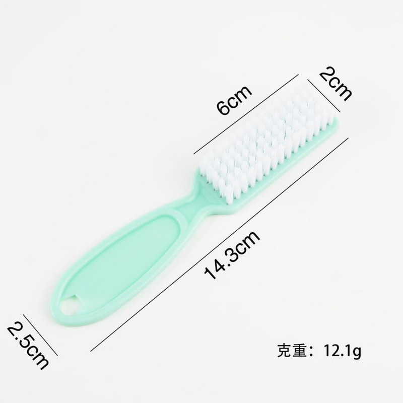 Četkica za nokte 2kom Čišćenje Uklanjanje prašine Plastična četka Profesionalni alati za manikuru Čistač u prahu Dodatak za njegu manikure