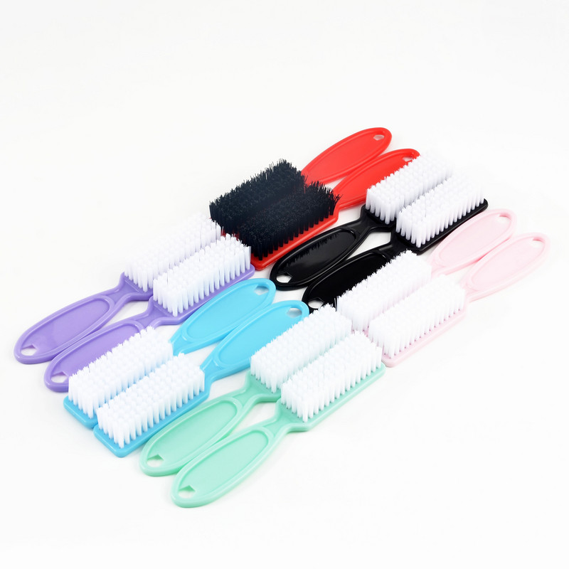 Četkica za nokte 2kom Čišćenje Uklanjanje prašine Plastična četka Profesionalni alati za manikuru Čistač u prahu Dodatak za njegu manikure