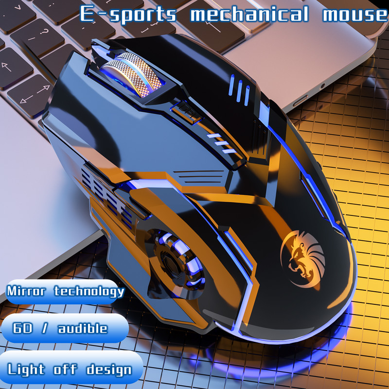 F7 Novi uredski miš, usb žični gaming miš za računalo 6d miš