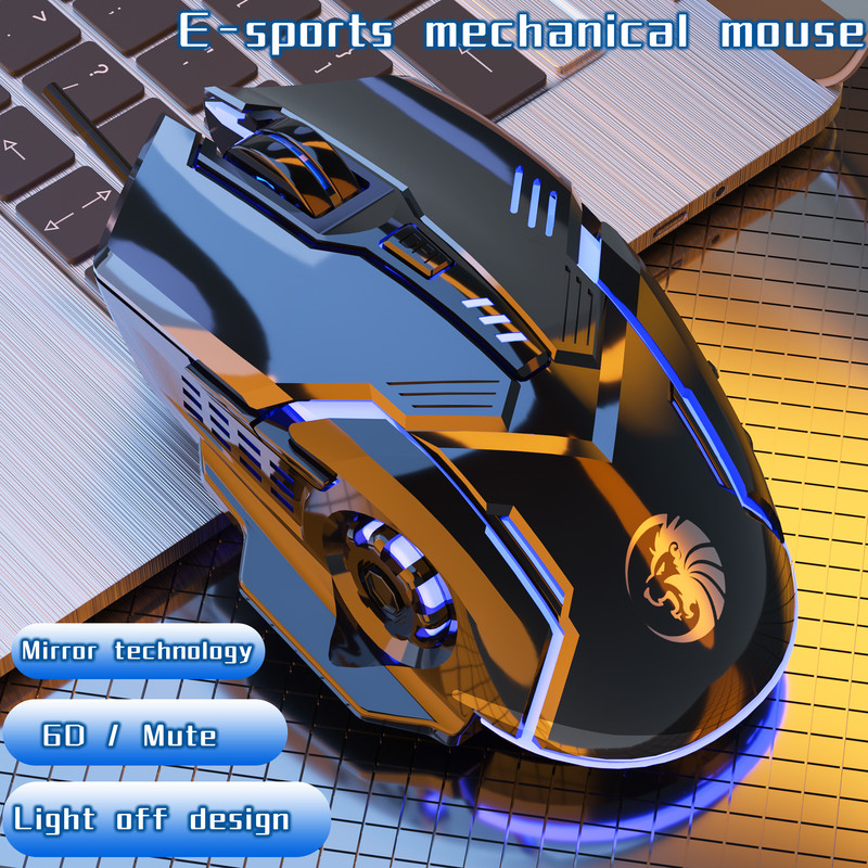 F7 Novi uredski miš, usb žični gaming miš za računalo 6d miš