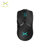 Delux M800 Ultra-Light PMW3389 16000DPI Žičani miš za igranje 58g RGB 6 gumba Potpuno programabilni Ergonomski za PC igrače