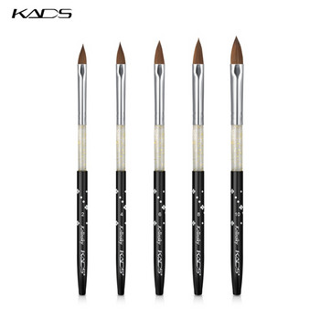 KADS Kolinsky Sable Acrylic Brush Size 2#/4#/6#/8#/10# Acrylic Brush Professional Black Kolinsky Sable Acrylic Brush