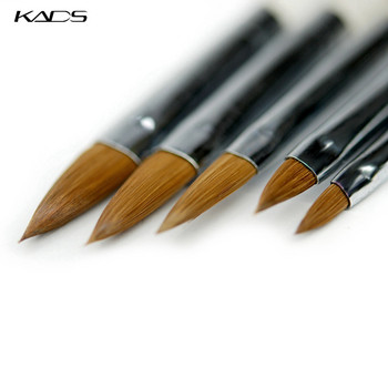 KADS Kolinsky Sable Acrylic Brush Size 2#/4#/6#/8#/10# Acrylic Brush Professional Black Kolinsky Sable Acrylic Brush