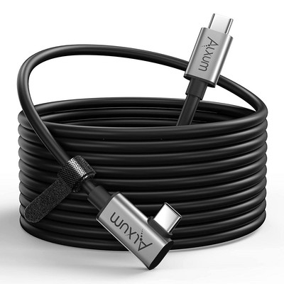 ALXUM 5M кабел за връзка за Oculus Quest 2 кабел за връзка USB 3.0 кабел за бързо зареждане USB C към тип C кабел за пренос на данни за PC Steam VR