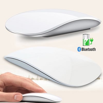 Mouse magic Bluetooth fără fir Arc Touch Mouse ergonomic ultra subțire reîncărcabil optic 1600 DPI Mause pentru șoareci Apple Macbook