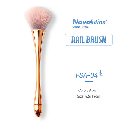 2 Styles Nagų dailės dulkių šepetėlis manikiūrui Grožio šepetėlis skaistalai Pudros šepetėliai Fashion Gel Nagų Priedai Nagų medžiaga Įrankiai