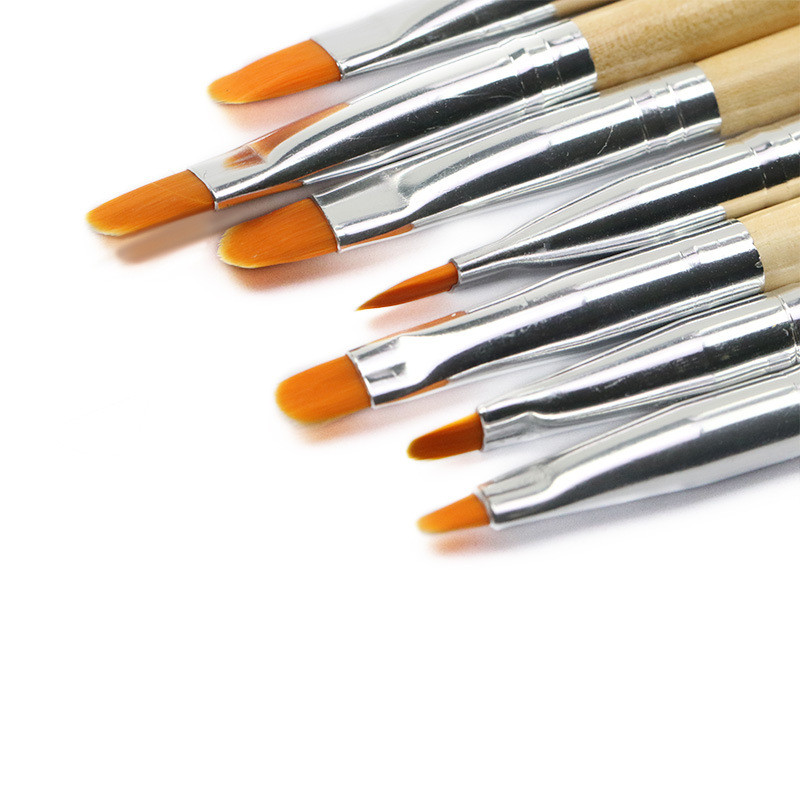 7/15 vnt. Nagų rašiklio šepetėlis 12 skirtingų dydžių nagų klijų fototerapinis rašiklis, tinkamas profesionaliam salonui arba naudojimui namuose gelinis nagų šepetėlis