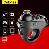 Съвместима с Bluetooth гейминг пръстова мишка Адаптер за дръжка за дистанционно управление Gaming Mause Геймърски страници Функция Поддръжка Android iOS