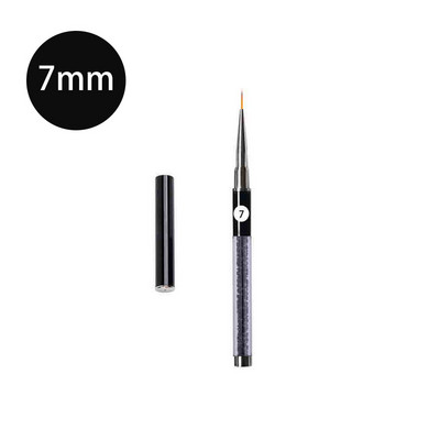 5-15 mm-es körömvonal ecsetkészletek manikűrhöz, művészethez, festéshez, eszközökhöz, tartozékokhoz, toll kellékekhez, körömbéléshez ecsetek