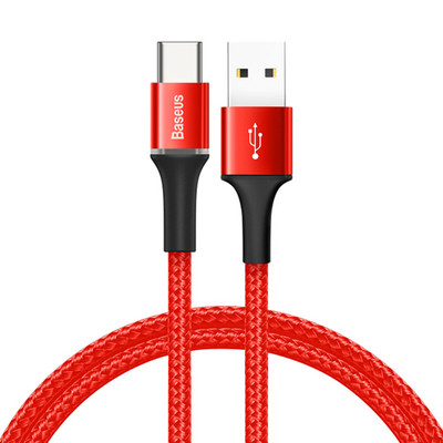 Καλώδιο Baseus USB C Καλώδιο τύπου C για Samsung S9 S10 OnePlus 6 6t Γρήγορη φόρτιση Καλώδιο φόρτισης καλωδίου USB Type C για Xiaomi Redmi 10