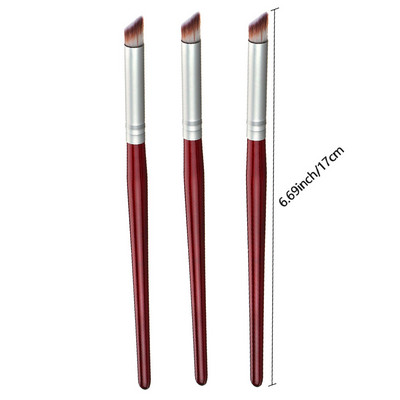 Uus Glitter käepidemega küünekunsti pintsel akrüülpuudri jaoks 100% nailonist maniküüri akrüülküünte ümmargune vedela küünekunsti pintsel 7 suurust