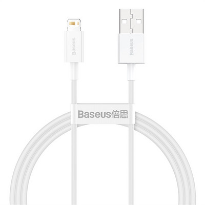 „Baseus“ USB įkrovimo laidas skirtas „iPhone 13 12 11 Pro Max X 8 7 6 Plus 6s“ telefono USB įkroviklio laidas, skirtas „iPad Air Mini 4 Data Wire“ laidui