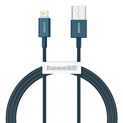 „Baseus“ USB įkrovimo laidas skirtas „iPhone 13 12 11 Pro Max X 8 7 6 Plus 6s“ telefono USB įkroviklio laidas, skirtas „iPad Air Mini 4 Data Wire“ laidui