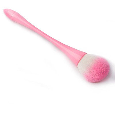 Rose Gold Powder Brush Professional Nail Art Make Up Brush Large Cosmetic Face Cont Cosmetic Face Cont Brocha Colorete Tools