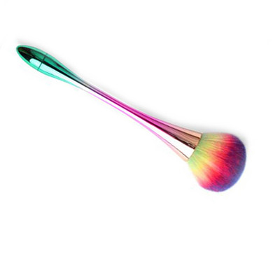 Rose Gold Powder Brush Professional Nail Art Make Up Brush Large Cosmetic Face Cont Cosmetic Face Cont Brocha Colorete Tools