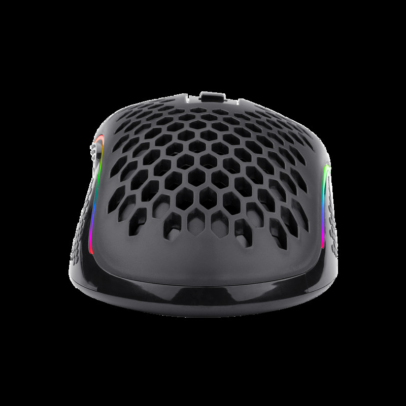 Redragon M808 Storm Lightweight RGB Gaming Mouse 85g Ultralight Honeycomb Shell 12.400 DPI Precise Registration Καλώδιο Super-Lite
