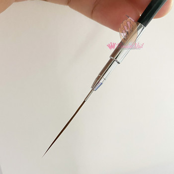 Extra Long Nail Art Liner Brush Ultra-thin Line Drawing Striper Detailer Detailer Pen Design Εργαλείο μανικιούρ 30mm
