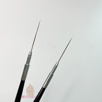 Изключително дълга четка за рисуване на нокти Ултратънка линия за рисуване на ивици Детайлна писалка Дизайнерски инструмент за маникюр 30 мм