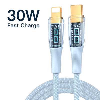 KUULAA 30W PD USB C kábel pre iPhone 14 13 Pro Max Rýchlonabíjací USB C kábel pre iPhone 12 mini pro max Dátový USB Type-C kábel