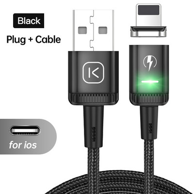 Καλώδιο φόρτισης τηλεφώνου KUULAA Moblie Καλώδιο USB Type C Wire Micro Magnetic USB Charger Chargers for iPhone 14 13 Samsung Huawei Xiaomi