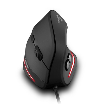 Για ZELOTES Vertical Gaming Mouse Προγραμματιζόμενο USB Ενσύρματο οπτικό ποντίκι RGB 11 κουμπιά 10000 DPI Ρυθμιζόμενα εργονομικά ποντίκια Gamer