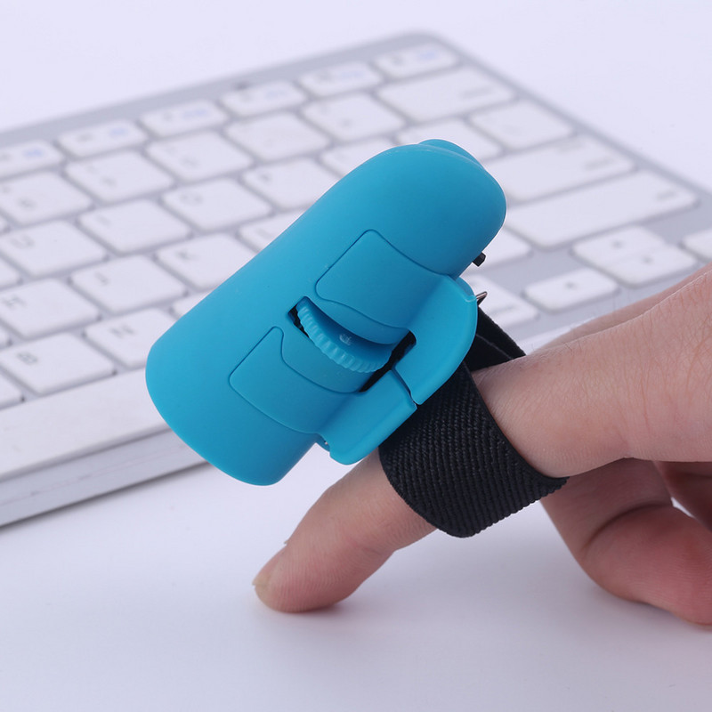 Badu.bg Универсална 2,4 GHz USB безжична оптична мини мишка за пръсти ...