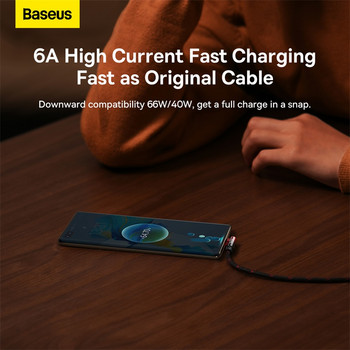 Baseus 100 W Elbowed USB кабел за Xiaomi Samsung S20 S21 USB C кабел за бързо зареждане 90 градуса QC 3.0 кабел за игри
