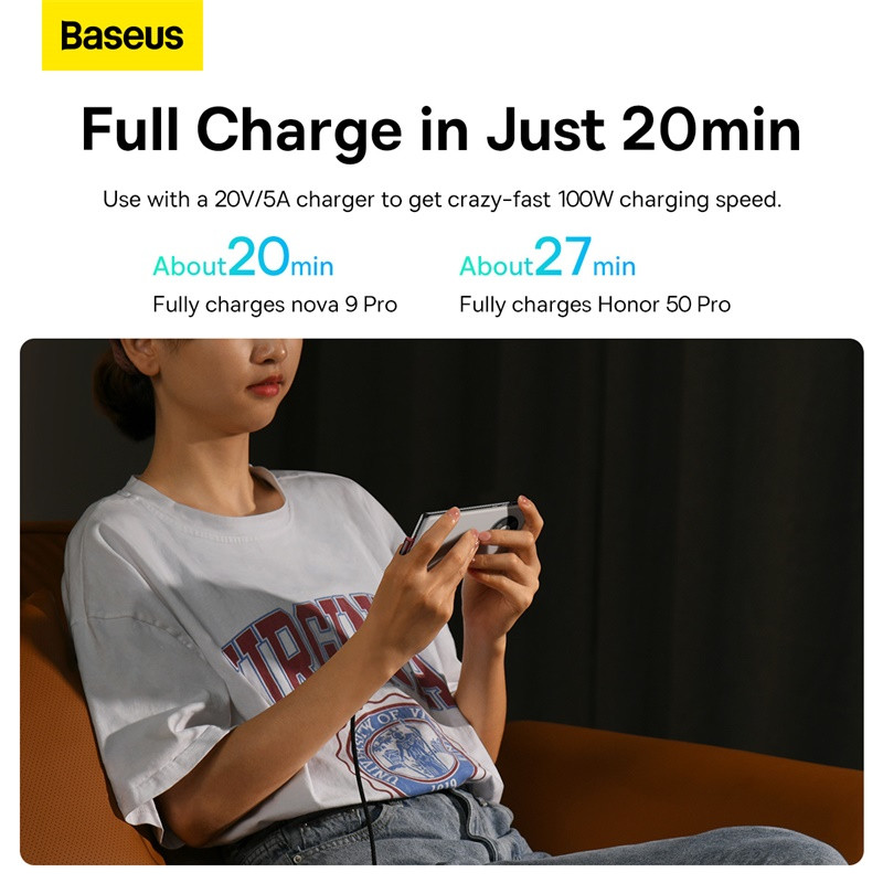 Baseus 100W koljenasti USB kabel za Xiaomi Samsung S20 S21 USB C kabel za brzo punjenje 90 stupnjeva QC 3.0 kabel za igranje